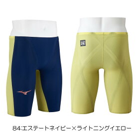 ミズノ 競泳水着 メンズ GX SONIC ROYAL PW WA承認モデル ハーフスパッツ 布帛素材 競泳全種目 短距離〜中・長距離 選手向き fina マーク あり N2MBD001