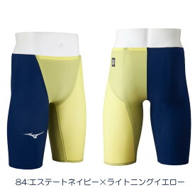 ミズノ 競泳水着 メンズ GX SONIC ROYAL MT WA承認モデル ハーフスパッツ 布帛素材 競泳全種目 短距離〜中・長距離 選手向き fina マーク あり N2MBD002