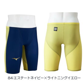 ミズノ 競泳水着 メンズ GX SONIC ROYAL SF WA承認モデル ハーフスパッツ 布帛素材 競泳全種目 短距離〜中・長距離 選手向き fina マーク あり N2MBD003