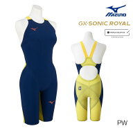 ミズノ 競泳水着 レディース GX SONIC ROYAL PW WA承認モデル ハーフスーツ 布帛素材 競泳全種目 短距離…