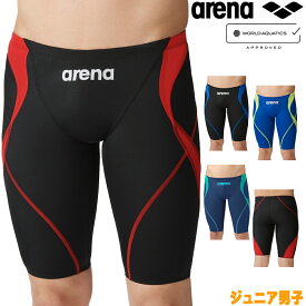 【店内商品3点以上でさらに3％OFFクーポン配布中】アリーナ ARENA 競泳水着 ジュニア男子 WA承認モデル レーシングスパッツ ハーフレッグ AQUA ADVANCED AQUA XTREME ARN-4022MJ fina マーク あり