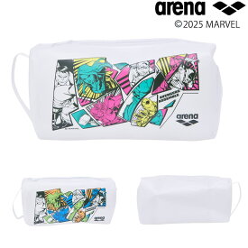 【店内商品3点以上でさらに3％OFFクーポン配布中】アリーナ ARENA 水泳 プルーフバッグ Mサイズ MARVEL マーベル プルーフポーチ 2025年秋冬モデル AS5FBZ83U