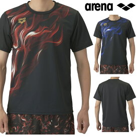 アリーナ ARENA Tシャツ 半袖 ユニセックス メンズ レディース スポーツアパレル トレーニング 水泳 arena INDOMITUS AS5FHTS1U