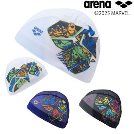 【店内商品3点以上でさらに3％OFFクーポン配布中】アリーナ ARENA 水泳 メッシュキャップ MARVEL マーベル スイムキャップ 水泳帽 水泳小物 2025年秋冬モデル AS5FSC80U