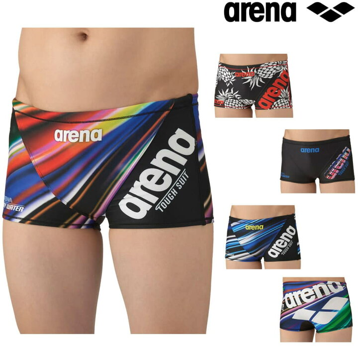 【全品ポイント３倍+最大2000円OFFクーポン】<BR>アリーナ arena メンズ 競泳水着 練習用 ハーフレッグ タフスキンE AS5SWM19M