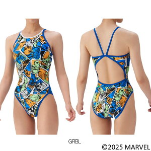 【店内商品3点以上でさらに3%OFFクーポン配布中】アリーナ ARENA 競泳水着 練習用水着 レディース トレーニングワンピース オープンバック MARVEL マーベル タフスーツ タフスキンEP 競泳練習