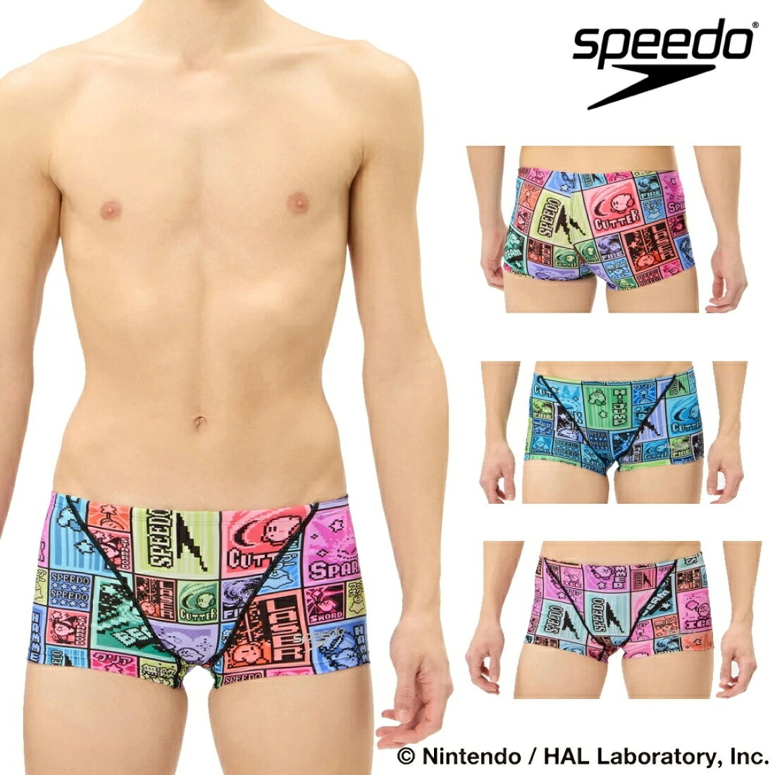 スピード SPEEDO 競泳水着 練習用水着 メンズ カービィドットブロックターンズボックス ENDURANCE ECO 競泳練習水着 2026年春夏モデル ST52602