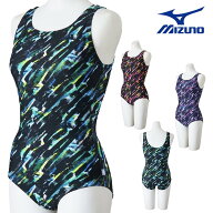 ミズノ MIZUNO フィットネス水着 レディース ワンピース Uバック パッド付き 2026年春夏モデル N2JAD821