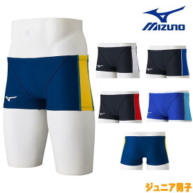 【クーポンで更に12%OFF対象】ミズノ MIZUNO 競泳水着 ジュニア男子 練習用 エクサースーツ ショートスパッツ EXER SUITS U-Fit 競泳練習水着 N2MBB460