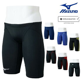 【クーポンで更に12%OFF対象】ミズノ MIZUNO 競泳水着 メンズ WA承認モデル GX・SONIC STREAM ハーフスパッツ N2MBC520 fina マーク あり
