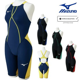 【クーポン利用で1300円OFF】ミズノ MIZUNO 競泳水着 レディース WA承認モデル GX・SONIC DUAL ハーフスーツ オールインワン 2026年春夏モデル N2MGD215 fina マーク あり