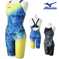ミズノ MIZUNO 競泳水着 練習用水着 レディース エクサースーツ ハーフスーツ オールインワン EXER SUITS…