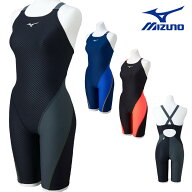 【クーポンで更に10%OFF対象】ミズノ MIZUNO 競泳水着 練習用水着 レディース ハーフスーツ EXER SUITS U…