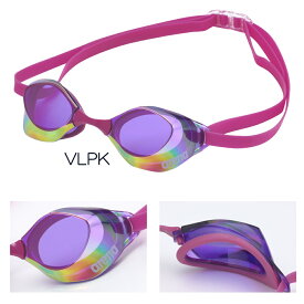 【店内商品3点以上でさらに3％OFFクーポン配布中】アリーナ ARENA 水泳 レーシングゴーグル アクアフォーススイフトエース ミラーレンズ レンズパッド付 WA承認モデル FINA承認 スワイプ くもり止め AQUAFORCE SWIFT A AGL-O400M