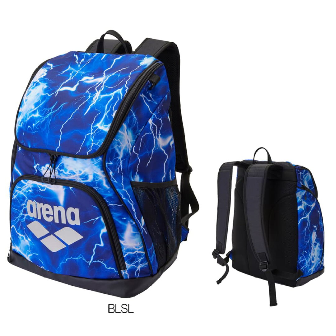 アリーナ ARENA 水泳 アリーナくん STORM CLOUDS VIBRANT WEATHER 35L バックパック スポーツバッグ リュック 総柄 2026年春夏モデル AS6SBP31U