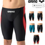 アリーナ ARENA 競泳水着 メンズ WA承認モデル AQUA RACING ECO AQUA STRIPE-D レーシングスパッツ ハー…