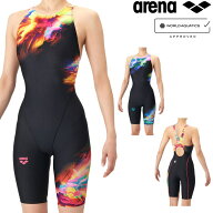 アリーナ ARENA 競泳水着 レディース WA承認モデル AQUA RACING ECO AQUA STRIPE STORM CLOUDS レーシン…