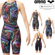 アリーナ ARENA 競泳水着 レディース WA承認モデル AQUA RACING ECO AQUA STRIPE レーシングワンピースス…