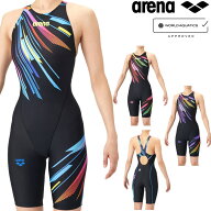 アリーナ ARENA 競泳水着 レディース WA承認モデル AQUA RACING ECO AQUA STRIPE レーシングワンピースス…