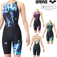 アリーナ ARENA 競泳水着 レディース WA承認モデル AQUA RACING ECO AQUA STRIPE レーシングワンピースス…