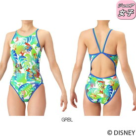 アリーナ ARENA 競泳水着 練習用水着 ジュニア女子 タフスーツ ディズニー 『ズートピア』 タフスキンEP トレーニングワンピース オープンバック 競泳練習水着 2026年春夏モデル AS6SWM56G