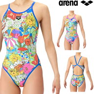 アリーナ ARENA 競泳水着 練習用水着 レディース タフスーツ タフスキンEP FUN GRAPHICS トレーニングワ…