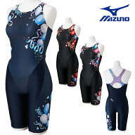ミズノ MIZUNO フィットネス水着 レディース Stroke ONE オールインワン 縫いつけパット パッド付き AYA …