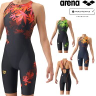 アリーナ ARENA 競泳水着 レディース WA承認モデル レーシングワンピーススパッツ オープンバック ハーフ…