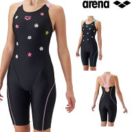 アリーナ ARENA フィットネス水着 レディース フィットネスワンピーススパッツ オープンバック ハーフレ…