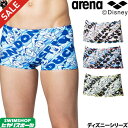 【3点以上のお買い物で5%OFFクーポン配布中】アリーナ ARENA 競泳水着 メンズ タフスーツ 練習用水着 ショートボックス タフスキンD ディズニーシリー...