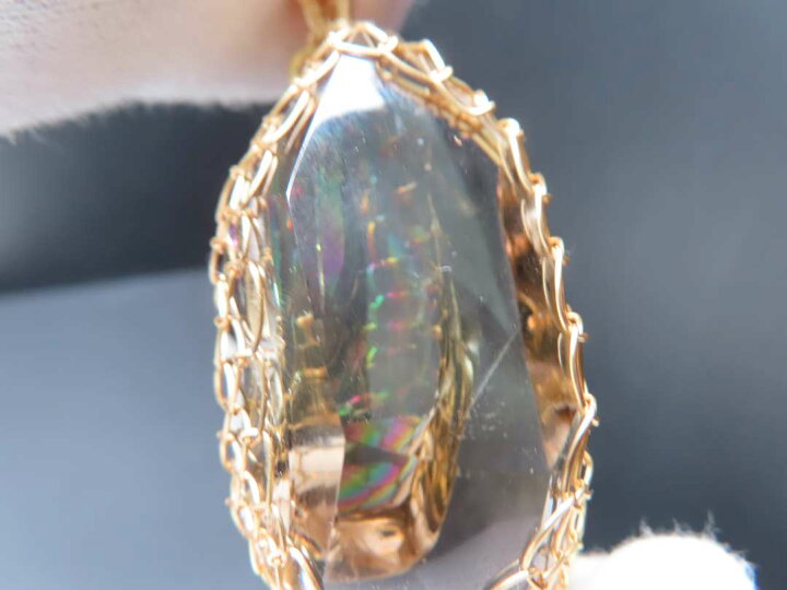 楽天市場】極上1点物 希望で未来を照らす石 アイリス スモーキー  