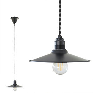 ペンダントライト 1灯 E26 フランジカバー付属 真鍮 引掛けシーリング 照明器具 天井照明 間接照明 おしゃれ照明 リビング ダイニング キッチン 内玄関 階段 踊り場 吹き抜け 西海岸 レトロ