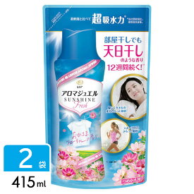 P&G ［在庫限り特価］レノア ハピネス アロマジュエル 香りづけ専用ビーズ おひさまフローラルの香り 詰め替え 415ml 2袋