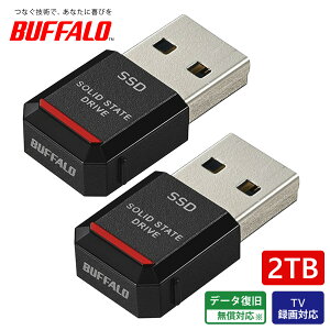 BUFFALO obt@[ OtSSD |[^u USB3.2 Gen2 ^ TV^Ή ubN SSD-PSTU3BA/D 250GB/500GB/1TB/2TB