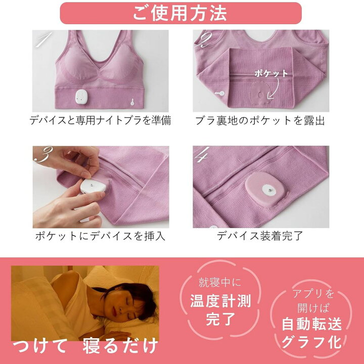 楽天市場】【朝寝坊できる妊活】わたしの温度 ＋ ナイトブラセット