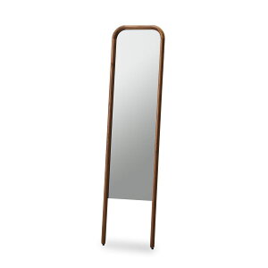 NO WHERE LIKE HOME 〇ノーウェア ライク ホーム 姿見 鏡 転倒防止ひも付属 ウォールナット 厚み3.2×幅40×高さ160 cm SUK 347497