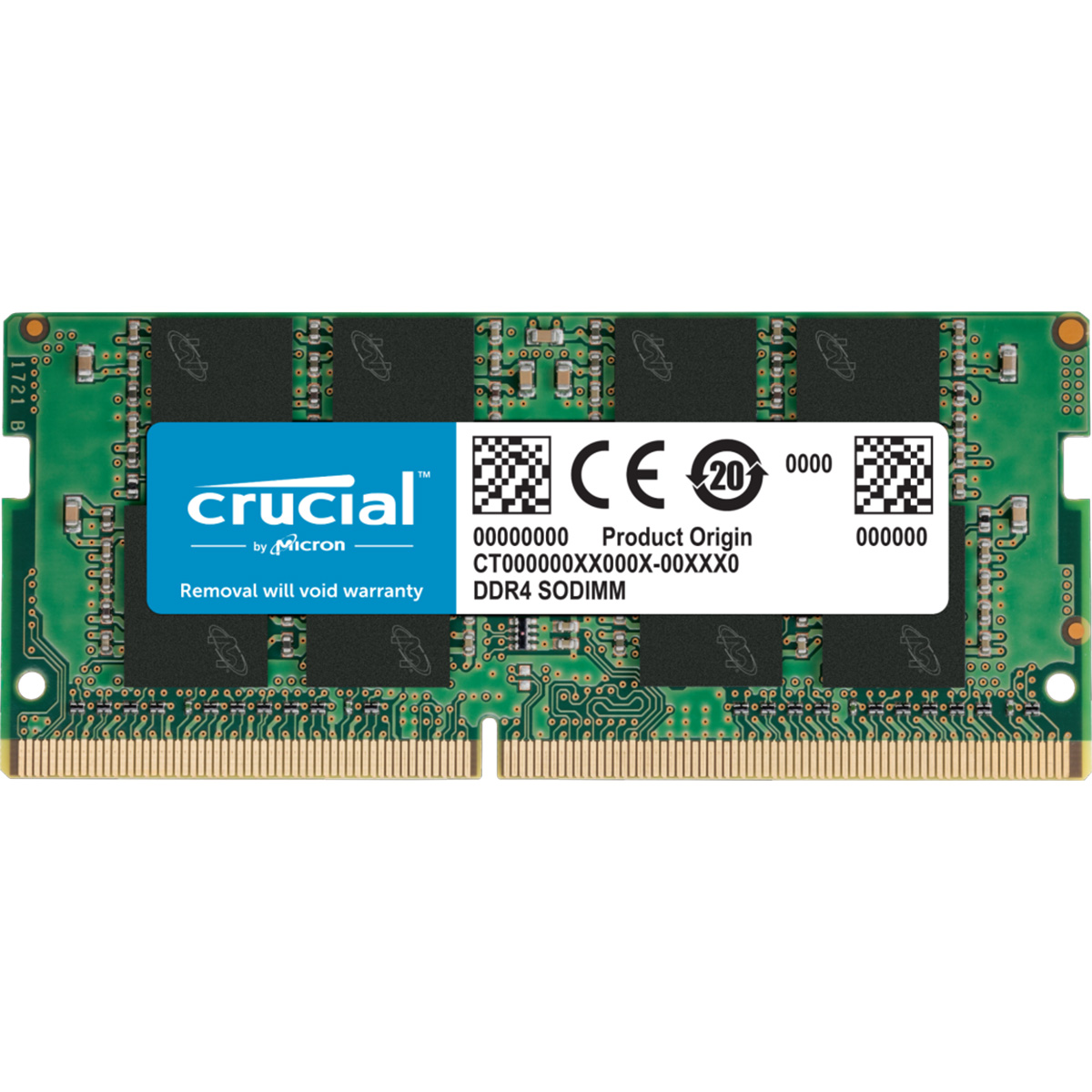 爆買いセール Crucial 8GB 8GBx1 DDR4-3200MHz PC4-25600 CL22 260pin Numbers CT8G4SFRA32A NON-ECC 1.2V 捧呈 SODIMM Universal Part