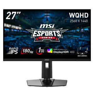 MSI ʃQ[~Oj^[ 27C` WQHD 180Hz 1ms RAPID IPSpl G274QPF-E2