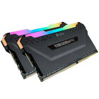 【期間限定エントリーで最大P24倍】 Corsair DDR4 3200MHz 16GB(8GB×2枚組) 288ピン DIMM Unbuffered 16-18-18-36 Vengeance RGB PRO ブラック CMW16GX4M2C3200C16