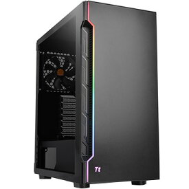 【期間限定エントリーで最大P24倍】 Thermaltake ミドルタワーPCケース H200 TG RGB 2年保証 CA-1M3-00M1WN-00