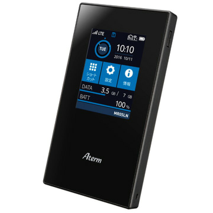 楽天市場】NEC Aterm MR05LN Wi-Fi LTE モバイルルーター デュアルSIM 