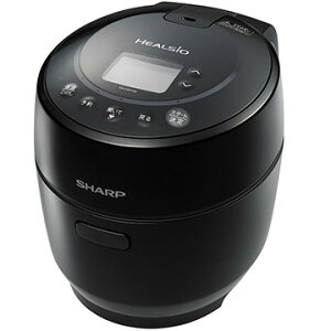 シャープヘルシオホットクック1.0L電気無水鍋(無線LAN/音声発話搭載)ブラック系KN-HW10E-B