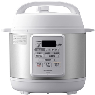 アイリスオーヤマ 電気圧力鍋 3.0L PC-EMA3-W ホワイト 高品質 定番人気！