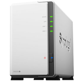 Synology ［在庫限り］NAS DiskStation クアッドコアCPU搭載多機能パーソナルクラウド 2ベイNASキット DS220j