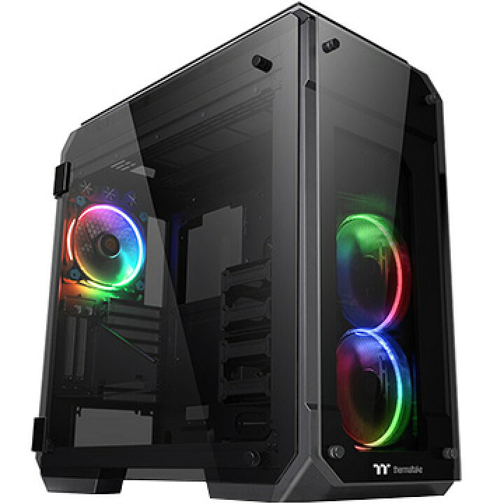 楽天市場 Thermaltake フルタワーpcケース View 71 Tg Rgb Ca 1i7 00f1wn 01 ひかりtvショッピング 楽天市場店
