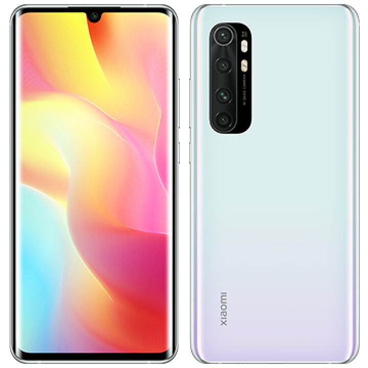 楽天市場】Xiaomi Mi Note 10 Lite Glacier White 6GB RAM 64GB ROM  