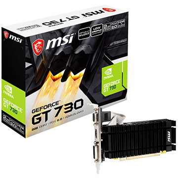 MSI ■GeForce GT 730搭載 PCI Express x16 グラフィックボード 対応 流行 全品送料無料 2.0 Lowprofile対応 N730K-2GD3H LPV1