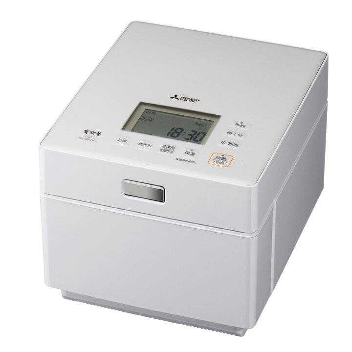 楽天市場】三菱電機 蒸気レス IHジャー炊飯器 備長炭 炭炊釜 5.5 