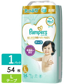 P&G ［在庫限り特価］パンパース おむつ テープ 肌へのいちばん L(9-14kg) 54枚