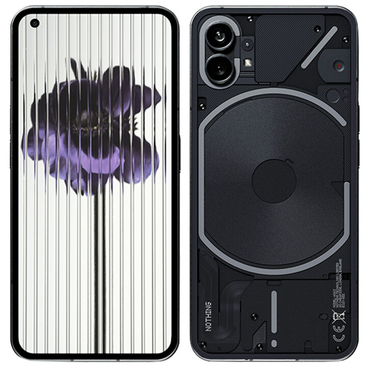 楽天市場】Nothing Phone(1) 8+256 Black［正規品］［SIMフリースマホ 